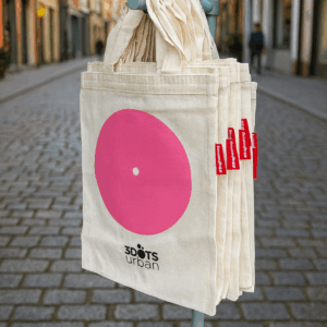 pink fat spray cap tote bag for graffiti artist